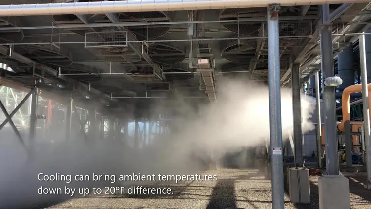 Cooling fog system on sale